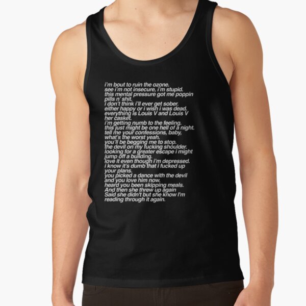 Chase Atlantic Lyrics Quotes Tank Top RB1207 product Offical Chase Atlantic Merch
