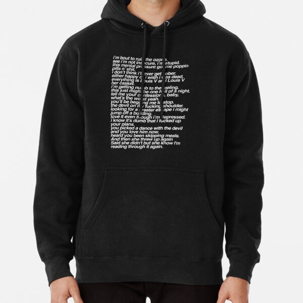 Chase Atlantic Lyrics Quotes Pullover Hoodie RB1207 product Offical Chase Atlantic Merch